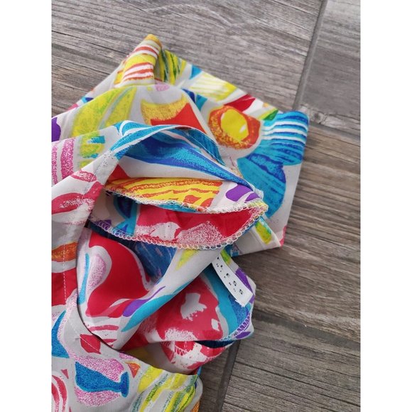 Vintage Restless Clothiers 100% Silk Top & Skirt Set In Size M. Grandmacore. EUC - Picture 6 of 7